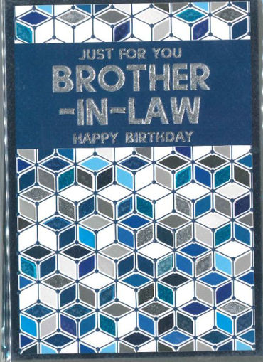 Picture of BROTHER IN LAW BIRTHDAY CARD